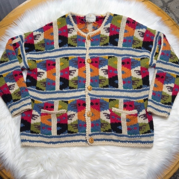 Vintage Express Tricot Hand Knitted Sweater - Picture 1 of 6